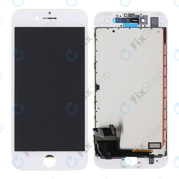 Zaslon za iPhone 7, White, Dodirni ekran s okvirom, Refurbished