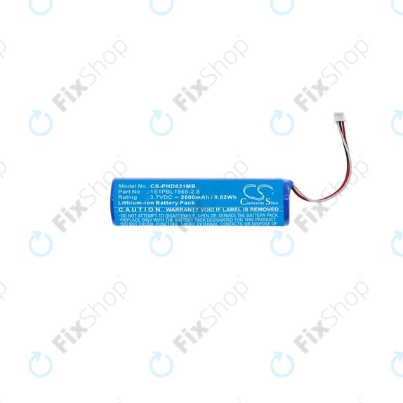 Philips Avent SCD831, SCD833, SCD835, SCD841 - Baterija 1S1PBL1865-2.6 2600mAh HQ