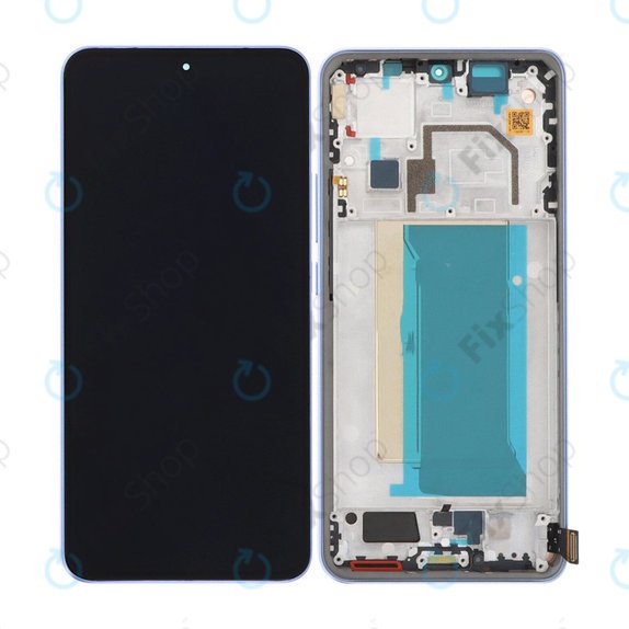 Xiaomi 13T, 13T Pro - LCD zaslon + zaslon osjetljiv na dodir + okvir (Alpine Blue) OLED