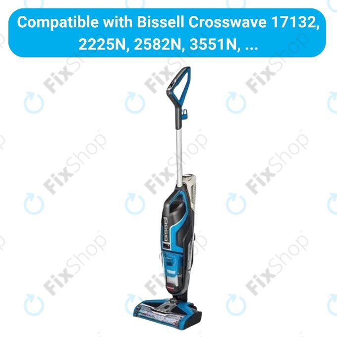 Set rezervnih dijelova za Bissell Crosswave 17132, 2225N, 2582N, 3551N (2x rotirajuća četka za tepihe, 2 para rotirajućih četki za različite površine, 4x Filter)