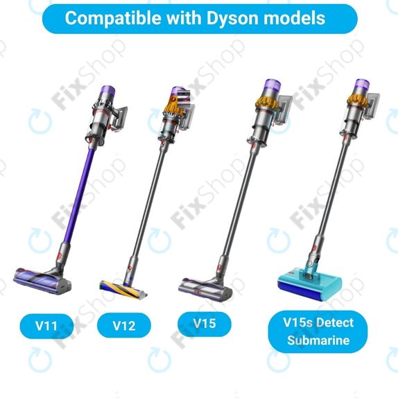 Dyson V11, V12, V15, V15s Detect Submarine - Slim Fluffy Glavna četka (Meki Valjak)