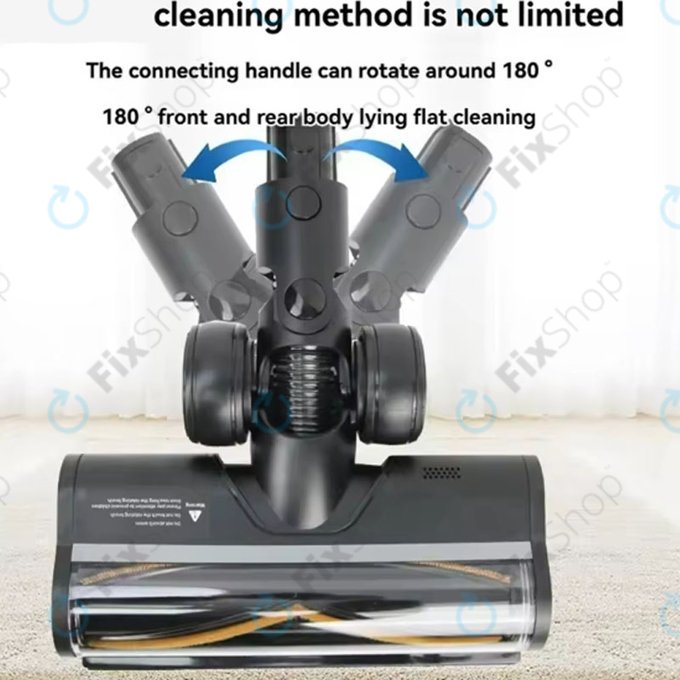 Podna glava s valjkastom četkom, Crna za Xiaomi Dreame R10, R20, R30, T20, T30