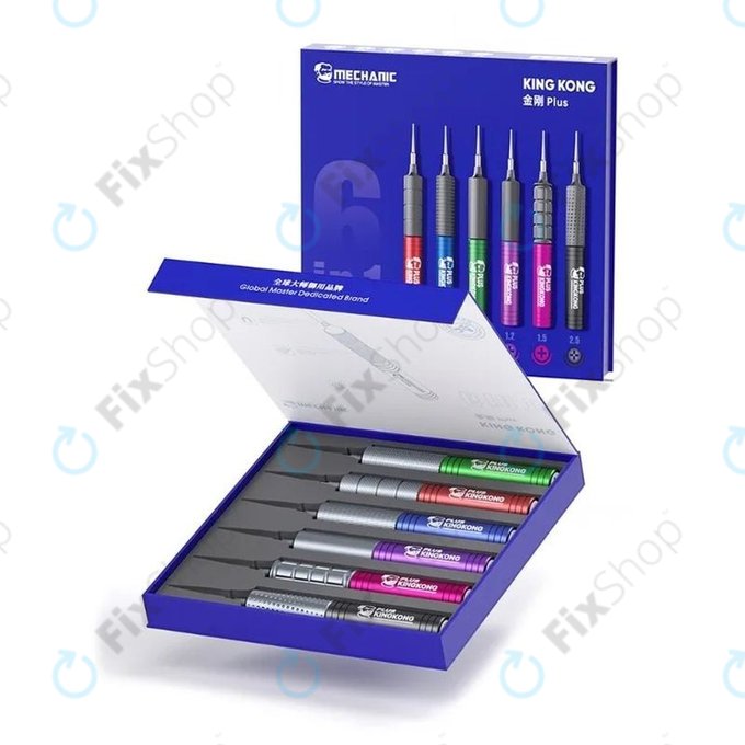 Mechanic KING KONG+ - Set odvijača Torx, Tri-point, Cross - 6 kom