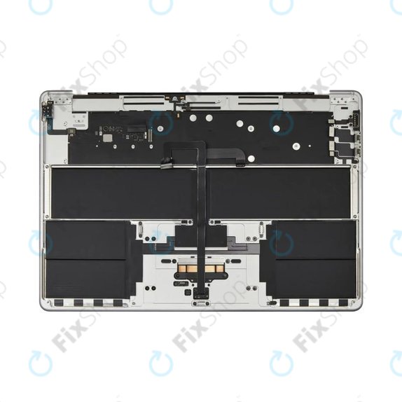 Gornji okvir tipkovnice za MacBook Air 15", A3114 (2024), s US tipkovnicom i baterijom, Silver, 661-40267, Genuine Apple