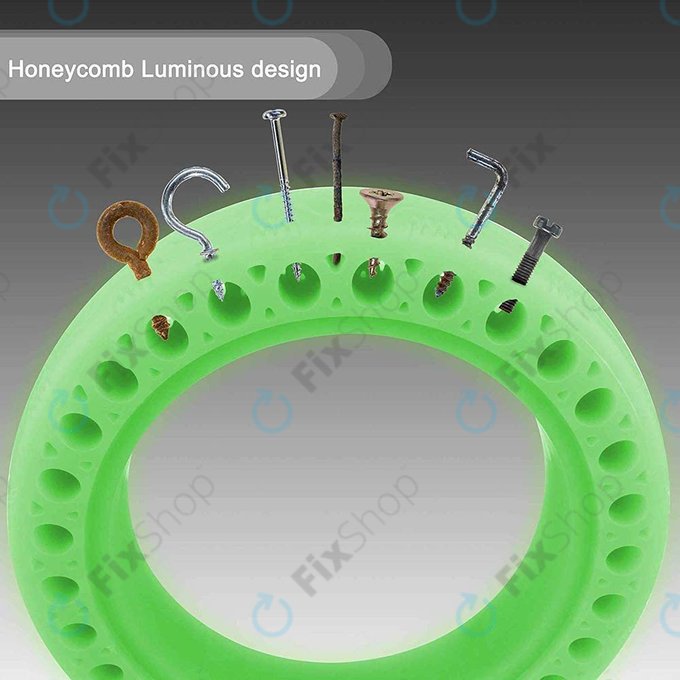 Xiaomi Mi Electric Scooter 1S, 2 M365, Essential, Pro, Pro 2 - Izdržljiva puna guma bez zračnica (Green Fluorescent)