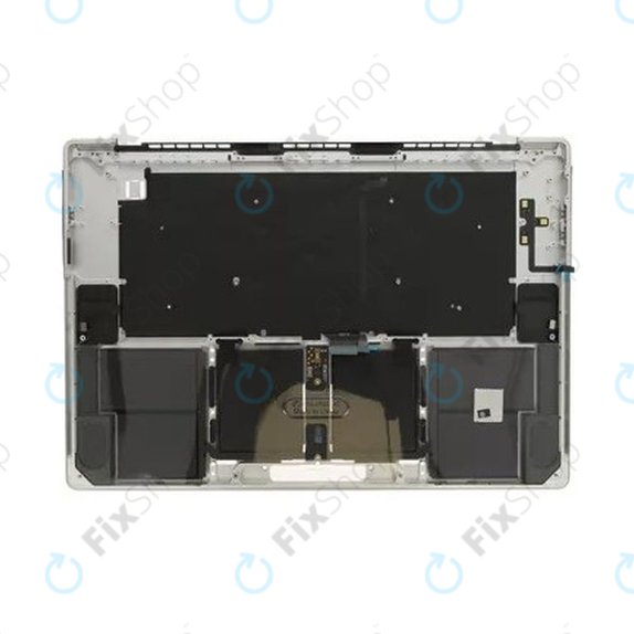 Gornji okvir tipkovnice za MacBook Pro 16" A2780 (2023), s US tipkovnicom i baterijom, Silver, 661-32190, Genuine Apple