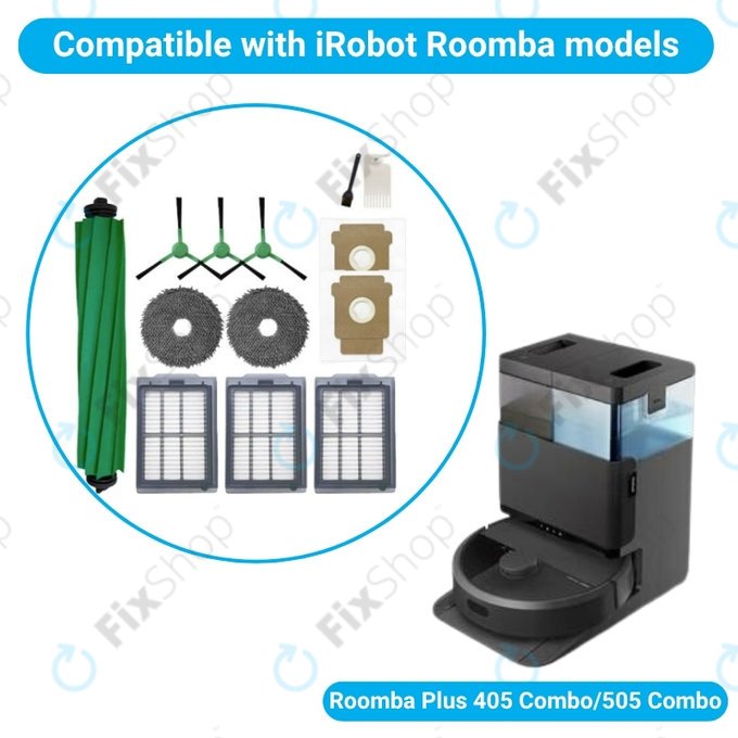 iRobot Roomba Plus 405 Combo, 505 Combo - Kompletan set