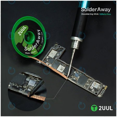 Pletenica za odlemljivanje, Solder Vampire, 2UUL DW11, 10 rola/kutija