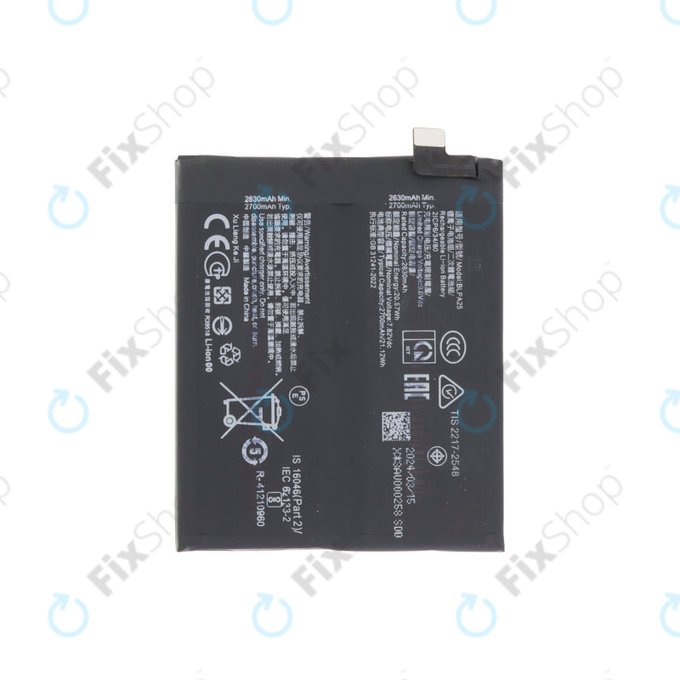 OnePlus 12 PJD110 - Baterija BLPA25 5400mAh