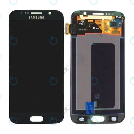 Samsung Galaxy S6 G920F - LCD zaslon + zaslon osjetljiv na dodir (crni safir) - GH97-17260A Originalni servisni paket