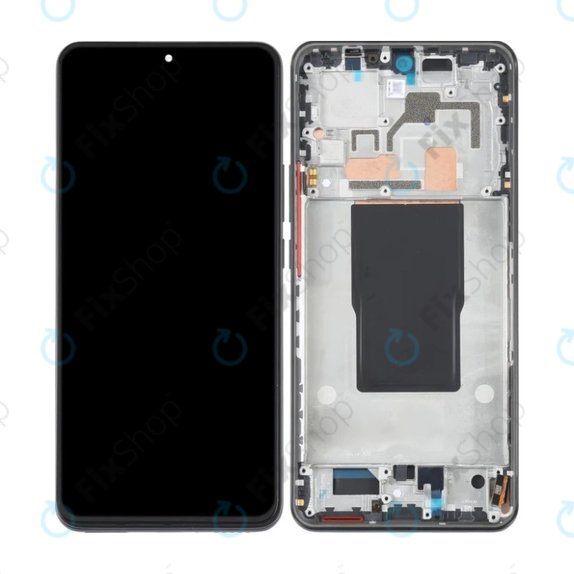 Xiaomi 12T 220712AG - LCD zaslon + zaslon osjetljiv na dodir + okvir (Black) OLED