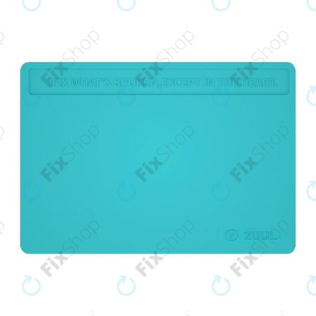 2UUL - ESD antistatički silikonski jastučić otporan na toplinu s premazom protiv prašine - 40 x 28 cm (plavi)