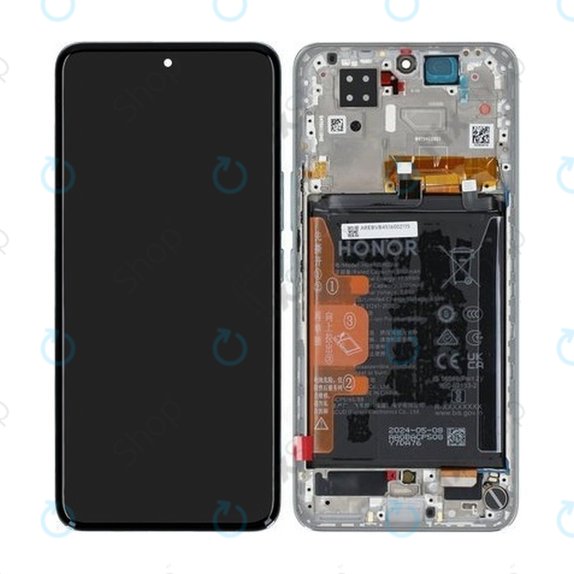 Honor 200 - LCD zaslon + zaslon osjetljiv na dodir + okvir + baterija (Emerald Green) - 0235AKHW Genuine Service Pack