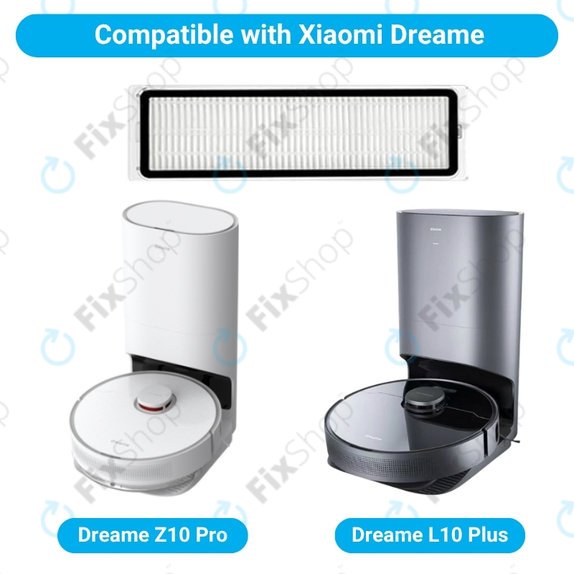 HEPA filter, 2 kom za Xiaomi Dreame Z10 Pro, L10 Plus, W10, D20 Pro, Xiaomi Robot Vacuum X10+, X20+, S10+, S20+