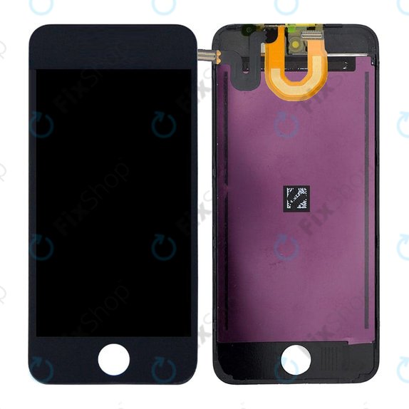 Apple iPod Touch (5. generacija, 6. generacija, 7. generacija) - LCD zaslon + zaslon osjetljiv na dodir + okvir (crni)