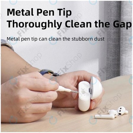 Olovka za čišćenje za bežične slušalice, bijela