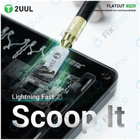 Oštrice za uklanjanje underfill ljepila, ravni rez, 2UUL DA28, 5kom/pak