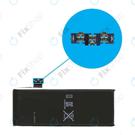 Apple iPhone 5C, 5S - FPC konektor baterije