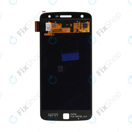 Motorola Moto Z Play XT1635 - LCD zaslon + zaslon osjetljiv na dodir (crni) - 01019104003W Originalni servisni paket
