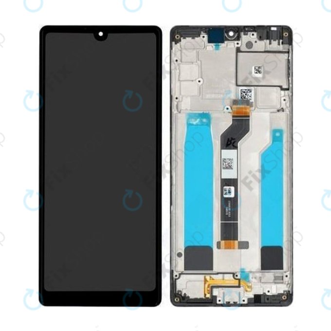 Sony Xperia L4 - LCD zaslon + zaslon osjetljiv na dodir + okvir (crni) - A5019463A Originalni servisni paket