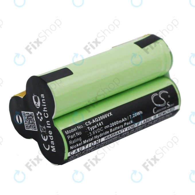 AEG Electrolux Junior 2.0 - Baterija Type141 Ni-MH 3.6V 2000mAh HQ
