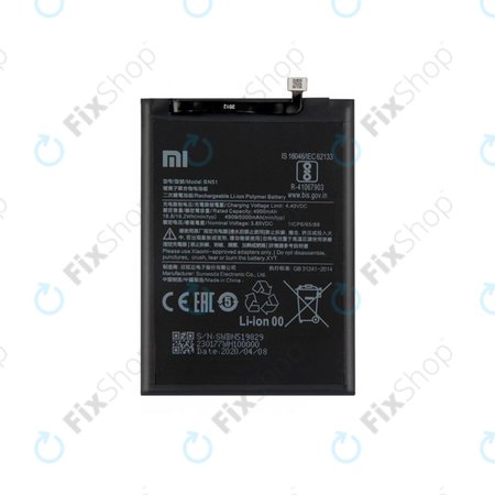 Xiaomi Redmi 8, 8A - Baterija BN51 5000mAh - 46BN51W02093 Originalni servisni paket