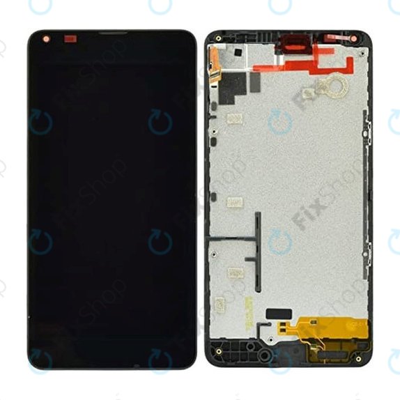 Microsoft Lumia 640 - LCD zaslon + zaslon osjetljiv na dodir + okvir (Black) TFT
