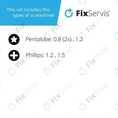 Jakemy JM-8121 - Set odvijača za Apple & Samsung uređaje 5u1