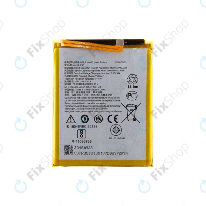 Lenovo S5 Pro - Baterija BL298 3500mAh
