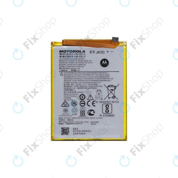 Motorola Moto G7 Power, G8 Power Lite, G9 Play, G10, G20, G30, G50, G51, E7 Plus, E7, E7i Power, E30, E40 - Baterija JK50 5000mAh - SB18C28956 Genuine Service Pack