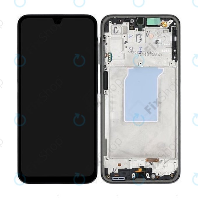 Samsung Galaxy A26 A266E - LCD zaslon + zaslon osjetljiv na dodir + okvir (Black) - GH82-37049A Genuine Service Pack