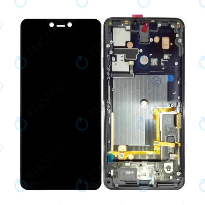 Google Pixel 3 XL - LCD zaslon + zaslon osjetljiv na dodir + okvir (Just Black) TFT