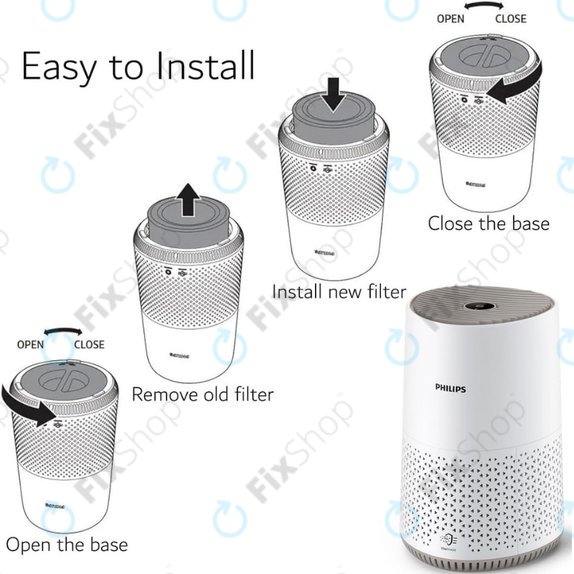 Philips 600-series, AC0650/10, AC0651/10, Air/FY0611 - HEPA filter (Aktivni ugljen)