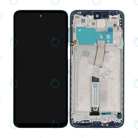Xiaomi Redmi Note 9 Pro - LCD zaslon + zaslon osjetljiv na dodir + okvir (Aurora plava) - 560005J6B200 Originalni servisni paket
