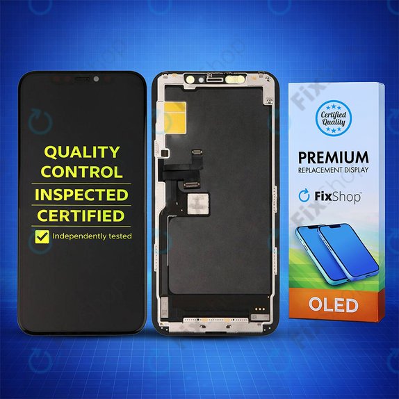 Zaslon Hard OLED za iPhone 11 Pro, Dodirni ekran s okvirom, FixPremium