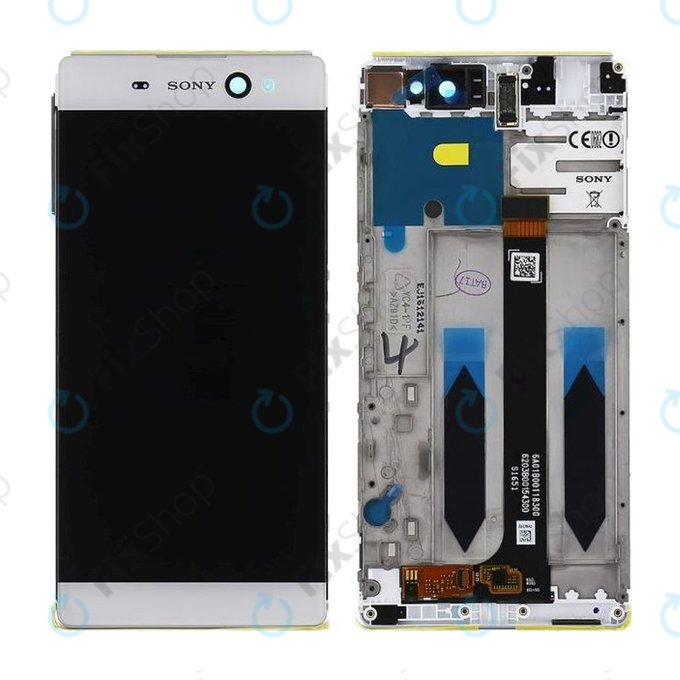 Sony Xperia XA Ultra F3211 - LCD zaslon + zaslon osjetljiv na dodir + okvir (bijeli) - A/8CS-59290-0002 Originalni servisni paket