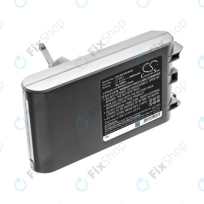 Dyson V8 - Baterija 215681, PM8-US-HFB1497A Li-Ion 21.6V 2800mAh HQ