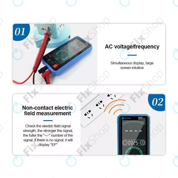 Sunshine DT-21N - Multimetar osjetljiv na dodir