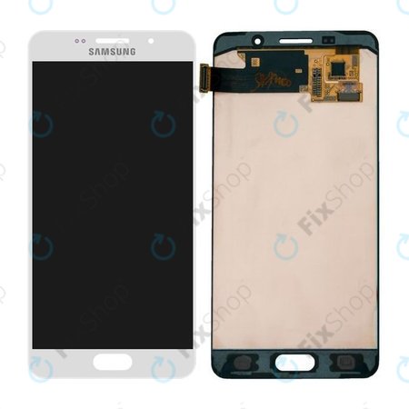 Samsung Galaxy A5 A510F (2016) - LCD zaslon + zaslon osjetljiv na dodir (bijeli) - GH97-18250A Originalni servisni paket