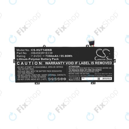 Huawei MateBook X Pro - Baterija HB4593R1ECW 7350mAh HQ