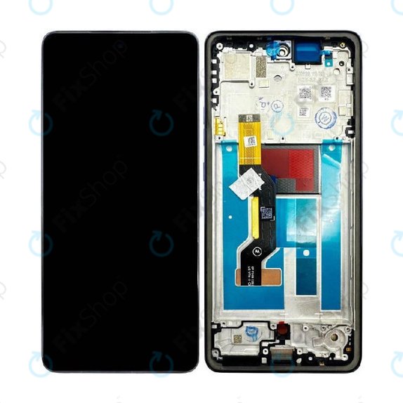 Zaslon za Motorola Moto G86 5G, Zaslon osjetljiv na dodir s okvirom, Spellbound, 5D68C30474, Genuine Service Pack
