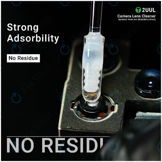 Gel štapići za čišćenje leća kamere, sintetička smola, 2UUL CL21, 48kom/pak