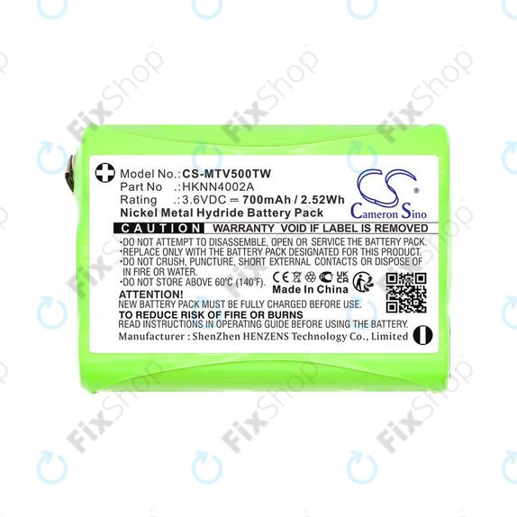 Baterija za Motorola Talkabout T280, T200, T82, T82 Extreme, 700mAh, Ni-MH, 3.6V, HKNN4002A, HQ
