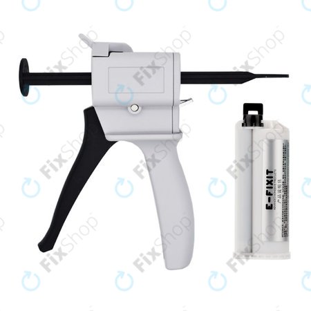E-Fixit F14167 - Univerzalno AB super ljepilo za popravak AEF + pištolj za nanošenje