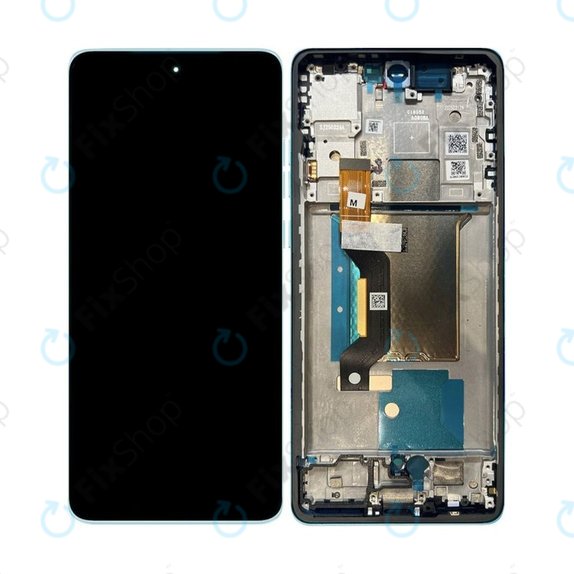 Motorola Edge 60 Fusion - LCD zaslon + zaslon osjetljiv na dodir + okvir (Amazonite) OLED