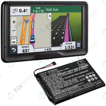 Baterija za Garmin Nüvi 2757, 1500mAh, Li-Ion, 3.7V, 361-00066-00, HQ