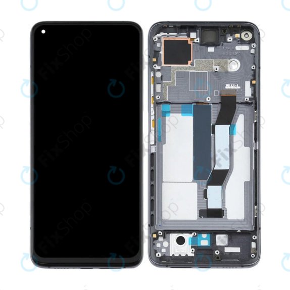 Xiaomi Mi 10T 5G M2007J3SY, Mi 10T Pro 5G M2007J3SG - LCD zaslon + zaslon osjetljiv na dodir + okvir (Cosmic Black) TFT