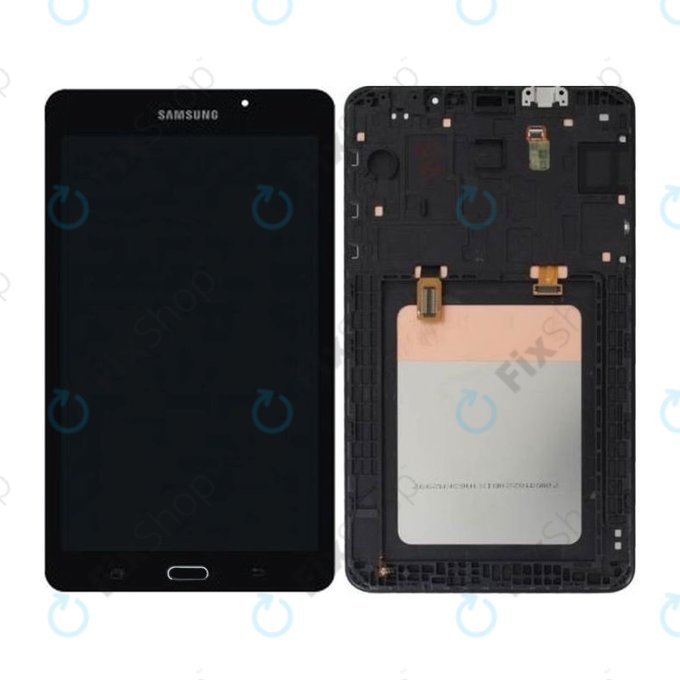 Samsung Galaxy Tab A 7.0 T280 (2016) - LCD zaslon + zaslon osjetljiv na dodir + okvir (crni) - GH97-18734A Originalni servisni paket
