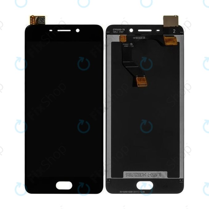 Meizu M6 Note - LCD zaslon + zaslon osjetljiv na dodir + okvir (Black) TFT