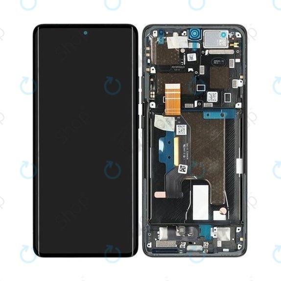 Motorola Edge 50 Ultra - LCD zaslon + zaslon osjetljiv na dodir + okvir (Forest Grey) OLED